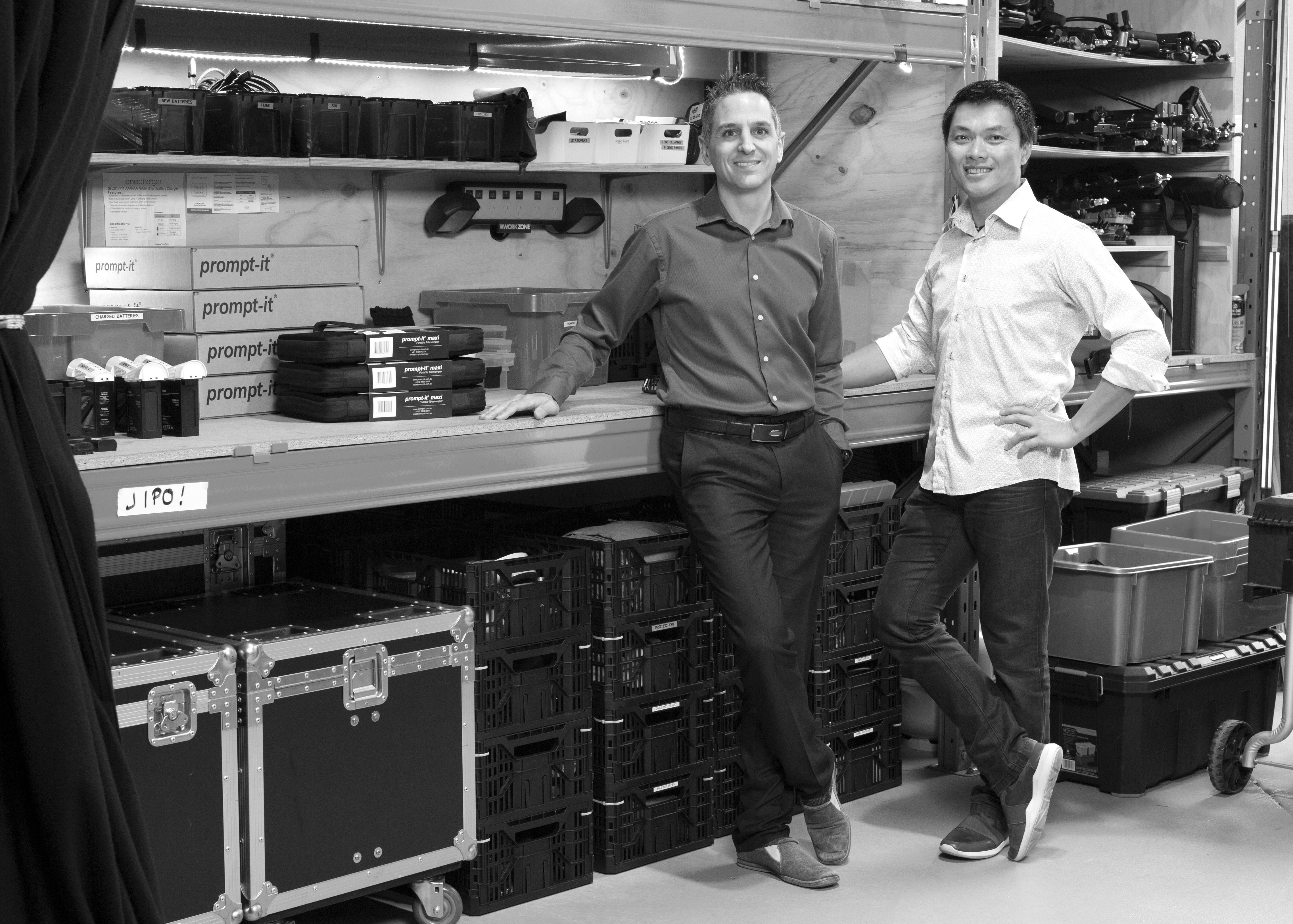 Richard and Recky Richard & Recky - Prompt-it Teleprompters Founders