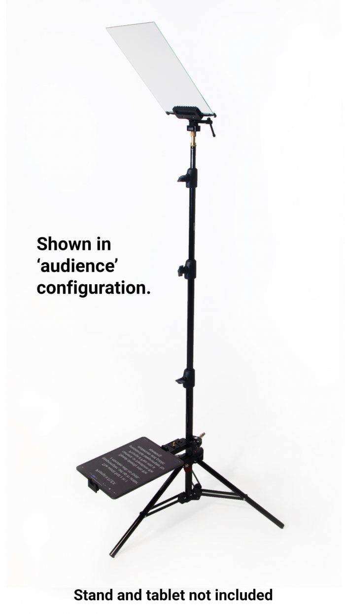 Flex Teleprompter in Audience configuration