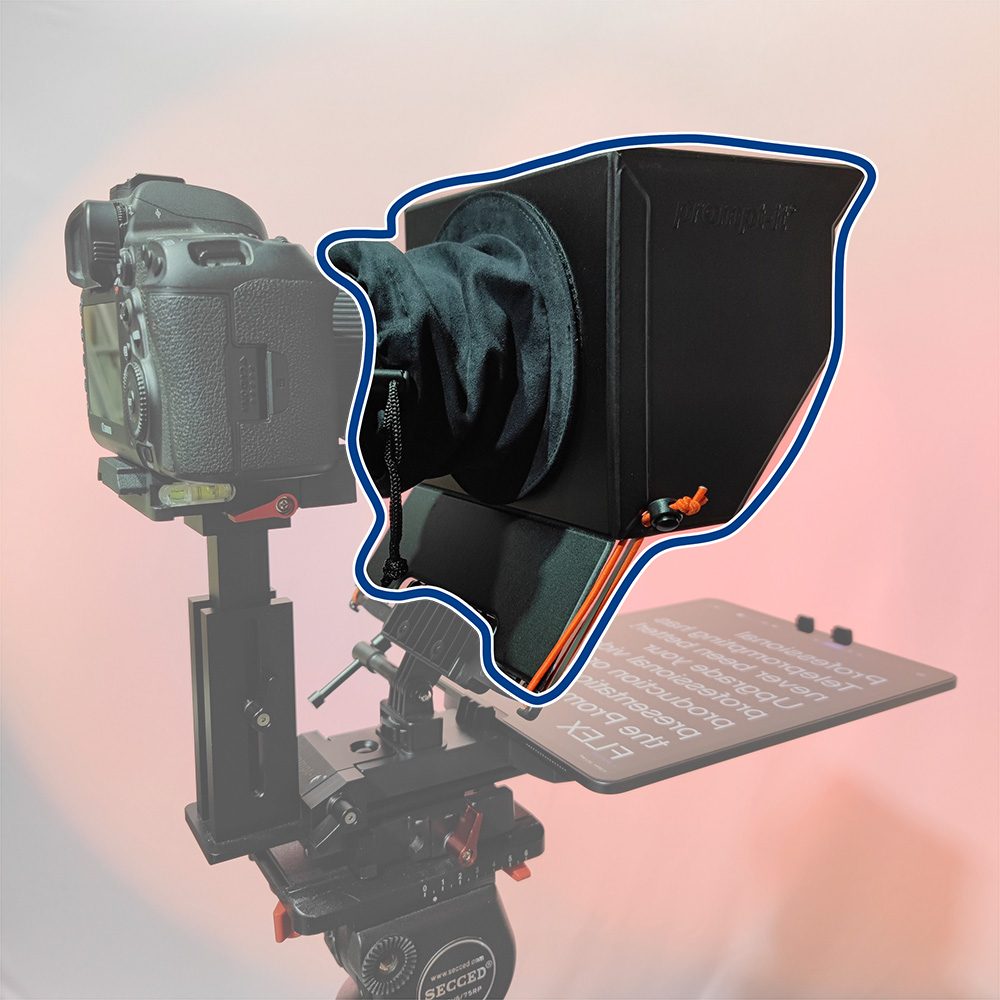 Prompt-it Teleprompters Smart Glare Cover for MAXI, MAXI PRO and FLEX Teleprompter